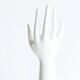 Hand baguier or white porcelain vase, 70s