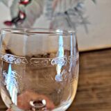 Cristal Arques Matignon white wine glasses, engraved crystal set of 6