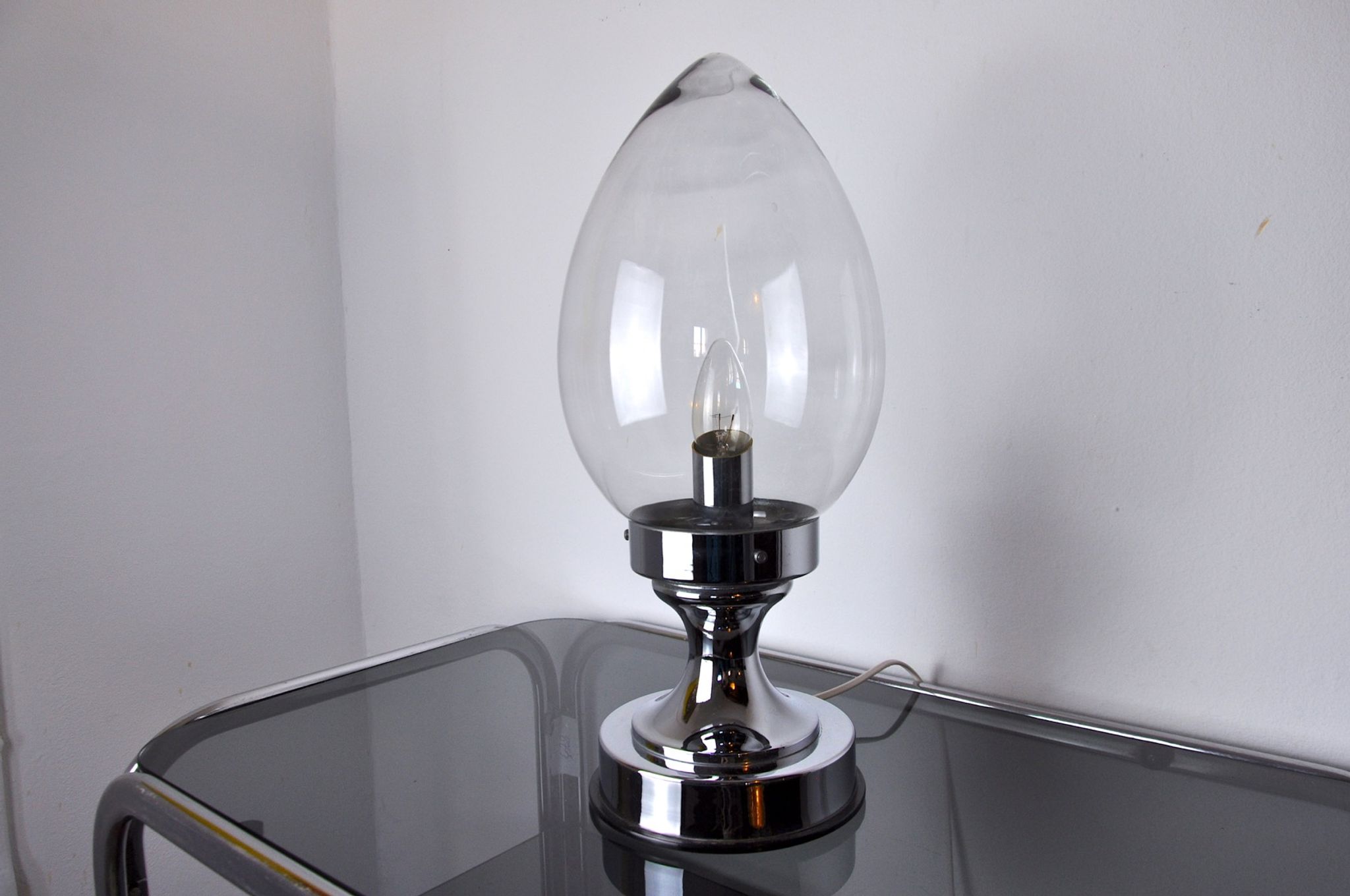 Lampe Membrane en verre de Murano, Italie, 1960