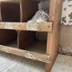 Meuble de métier pin à cases XL 250cm