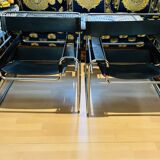 Set of 2 Gavina chairs in the style of the Wassily Chair (Model B3) by Marcel Breuer.