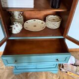 Small organic green sideboard