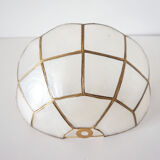 Mother-of-pearl shell shape wall lamp
