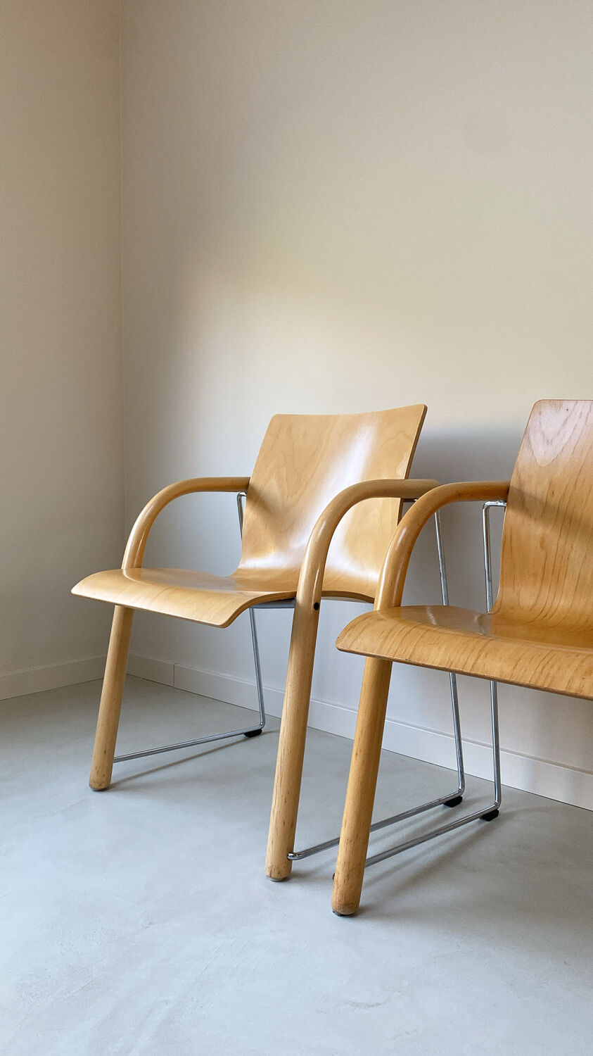 Set of vintage Thonet chairs model S320