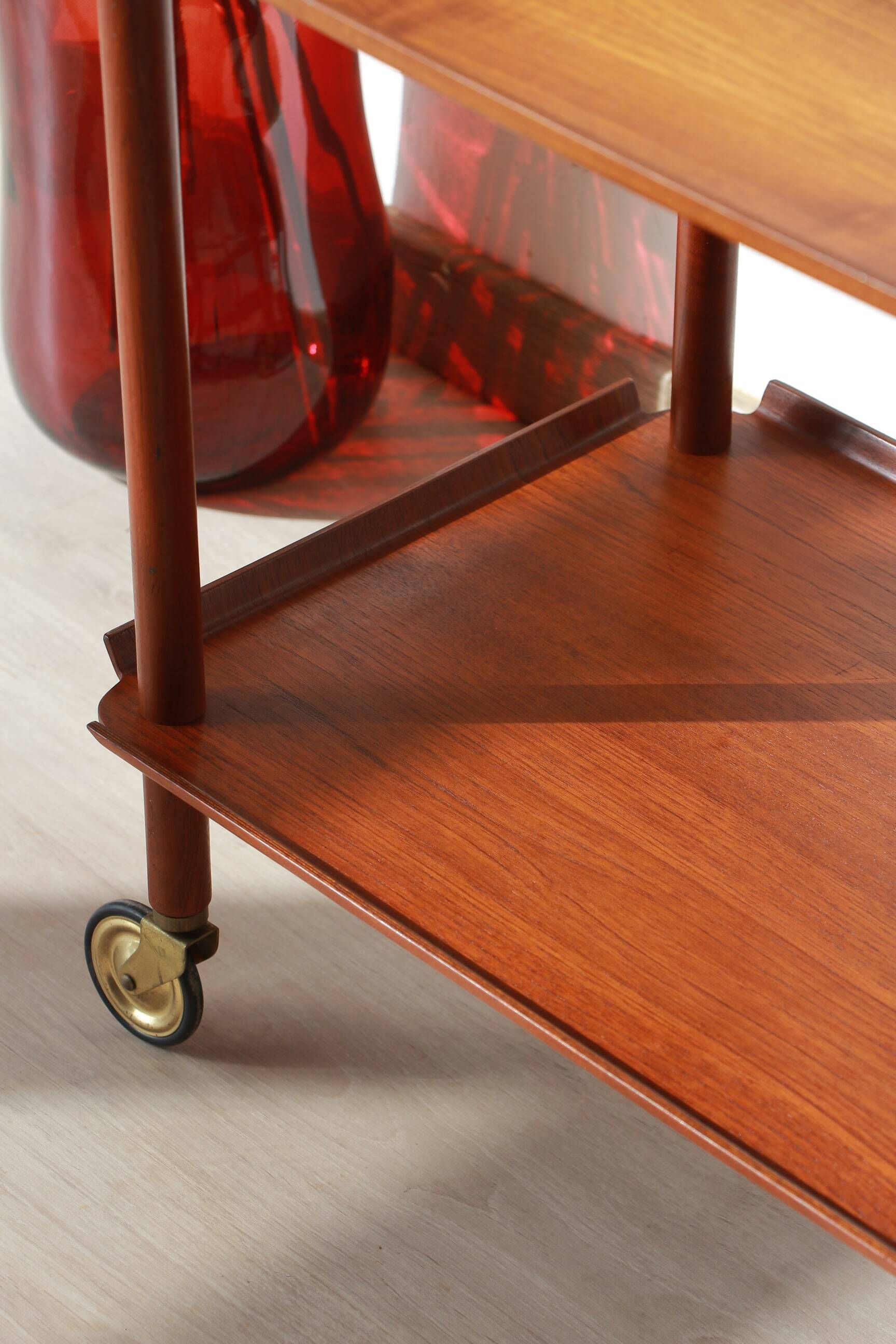 Teak trolley by Poul Hundevad for Vamdrup - Denmark - 1960