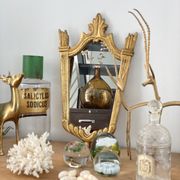 Golden mirror