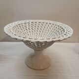 Woven Ceramic Fruit Bowl Compotier