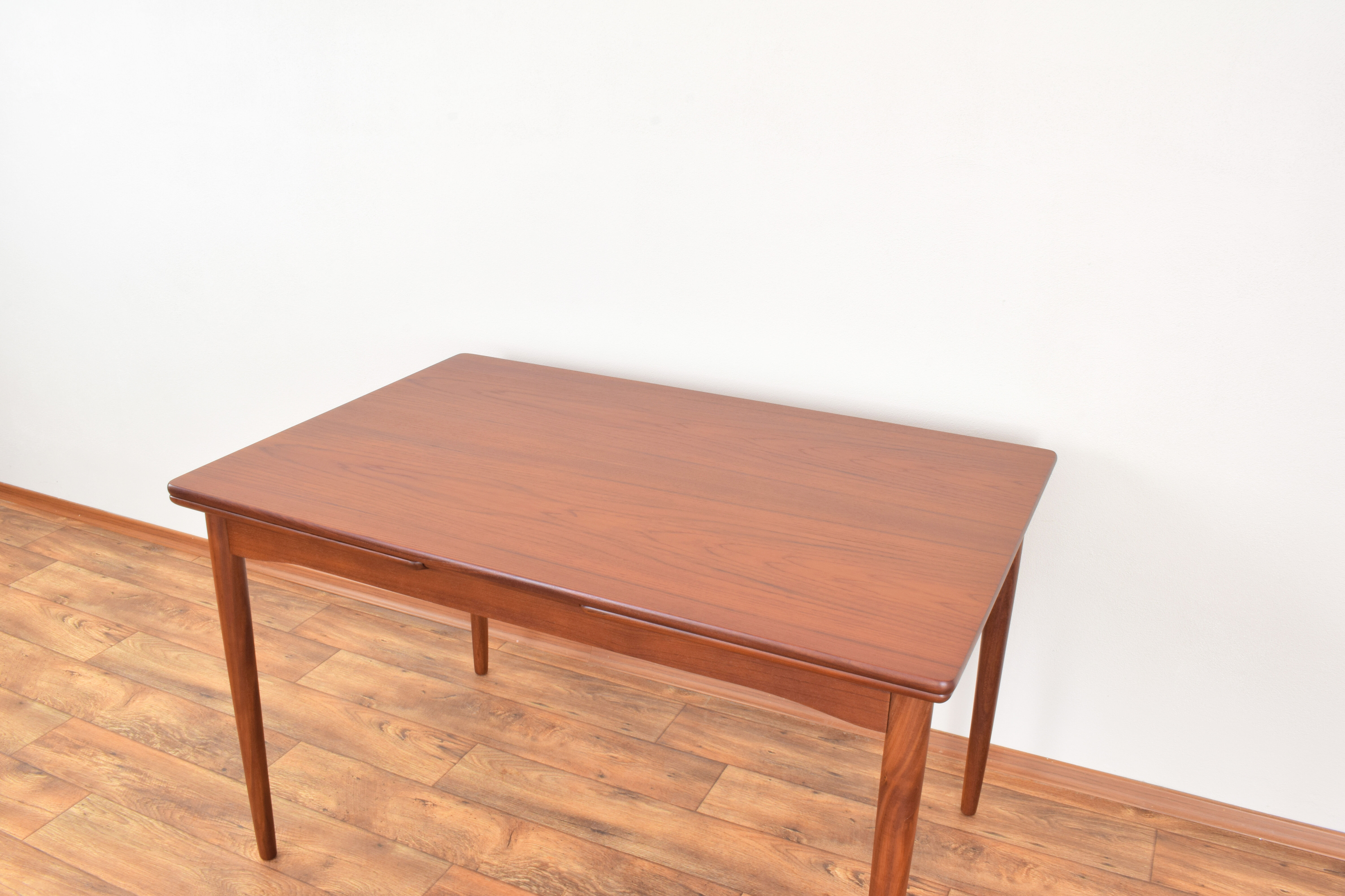 Mid-Century Danish Teak Extendable Dining Table, 1960s.