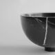Black marble fruit bowl