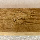 Oak chair design and scandinavian stamp 1950.