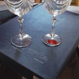 Set of 12 Lorraine crystal glasses