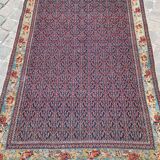Ancien tapis d'orient fait main sena persan 2,07 x 1,35 m