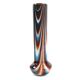 Pair of marbled murano glass vases by carlo moretti, italy, 1970s