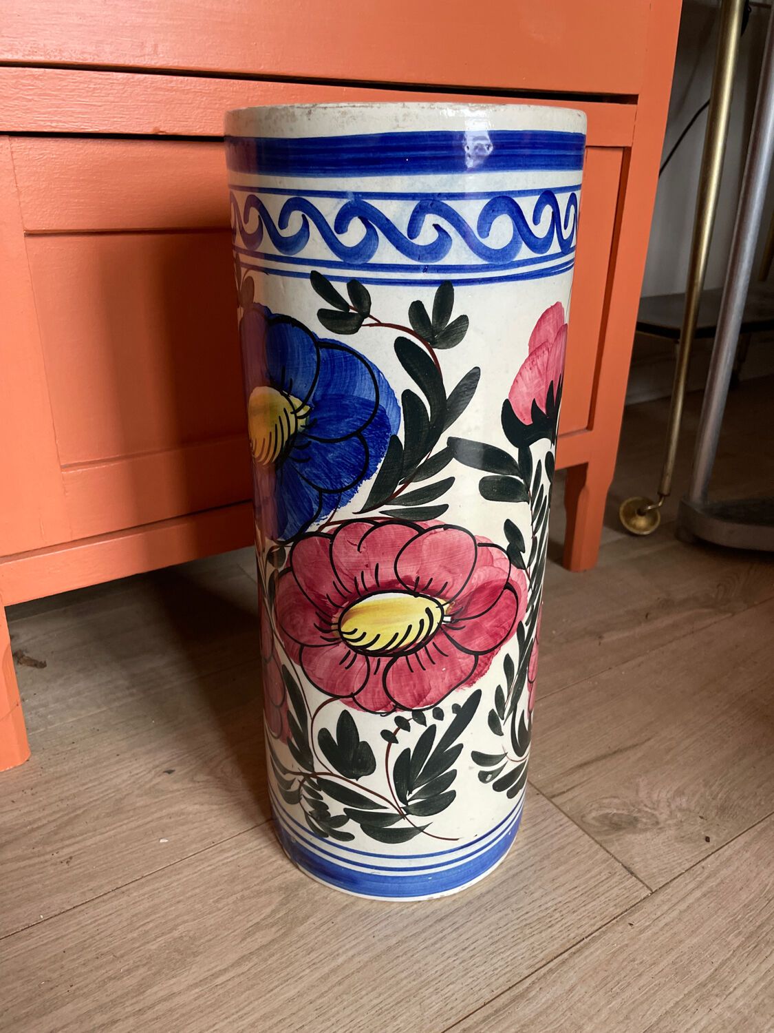 Flowered umbrella door DKZ