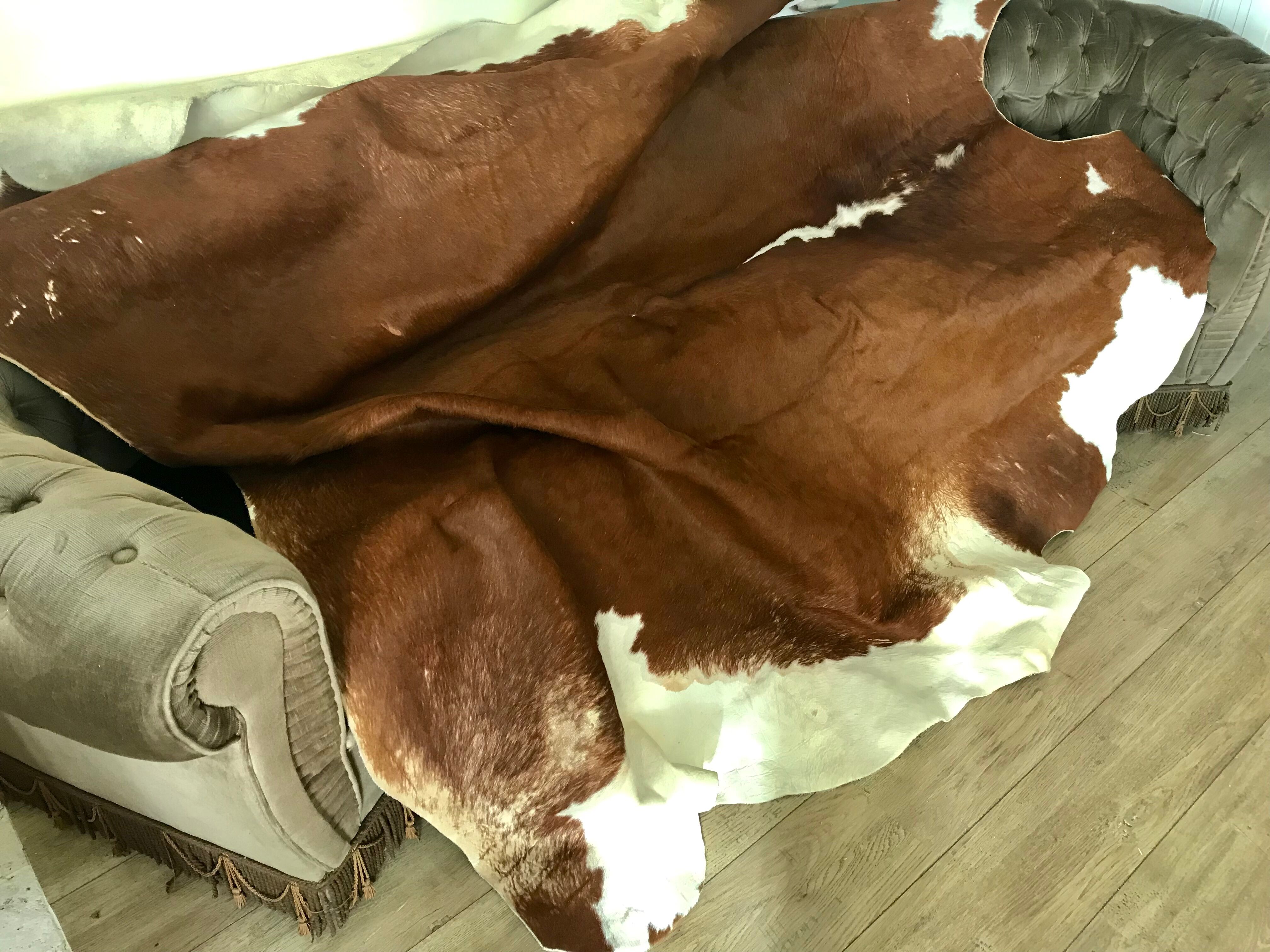 Vintage cowhide 225x170cm