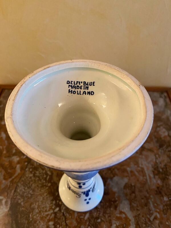 Grand ensemble Delft bleu – Céramiques bleu et blanc décoratives, cach