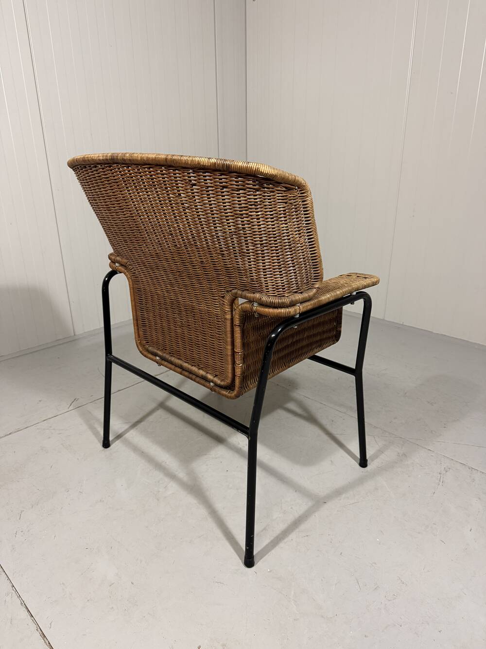 Wouter Fens rattan chair Gebr. Jonker Netherlands 1960’s