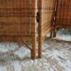 Vintage rattan and wicker room divider
