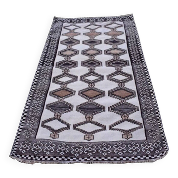 Tapis Oushak turc vintage 103x200 cm