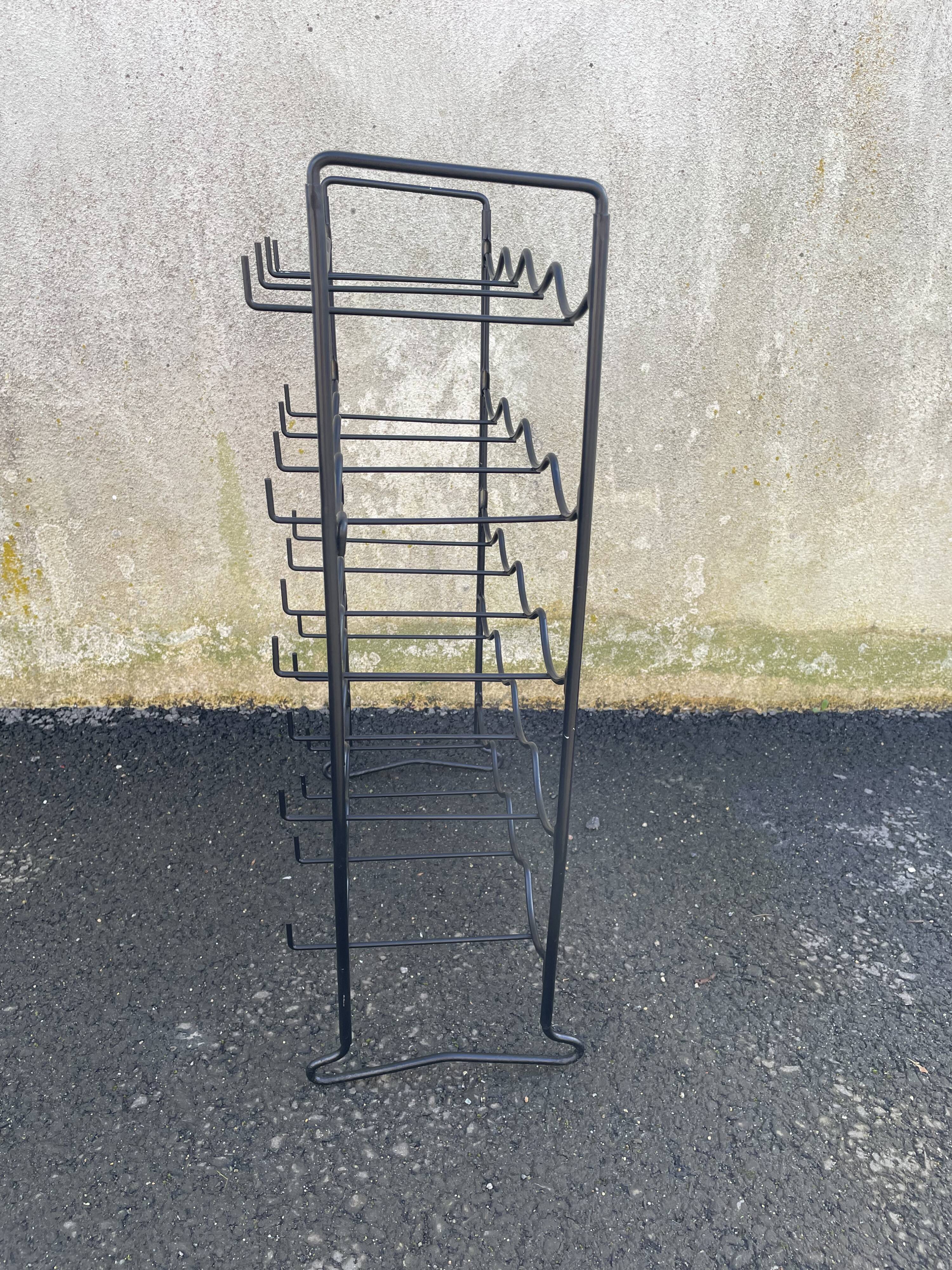 Vintage black bottle holder