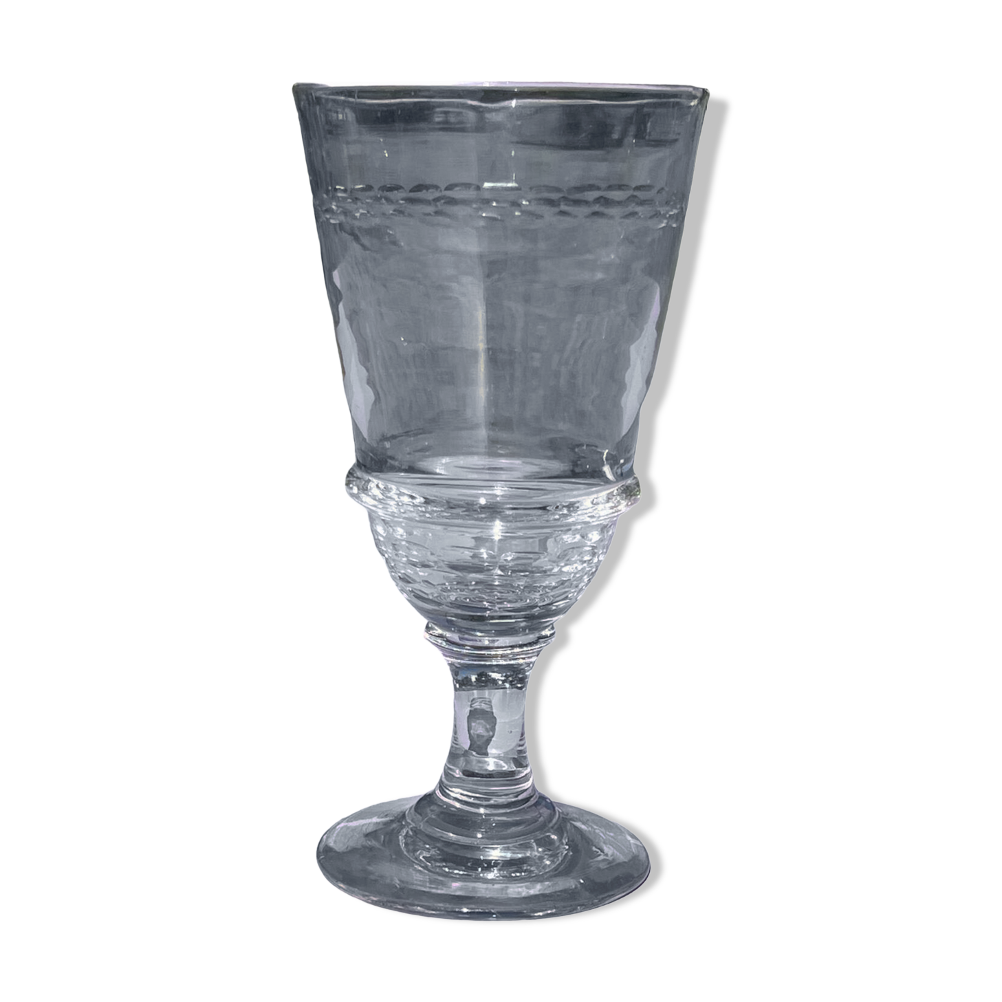 Ancien verre à absinthe verre soufflé XIXème