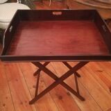 Mahogany butler folding table