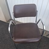 Two vintage Souvignet armchairs