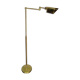 reading floor lamp in golden brass vintage design ep 1970
