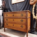 Chest of drawers 3 drawers Louis XVI style