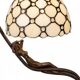Tiffany table lamp 28x20x41 cm beige glass Tiffany desk lamp