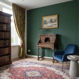 Secrétaire / Bureau de notaire anglais ou néerlandais ancien — vers 1780–1840