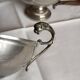 Shiny pewter tea set