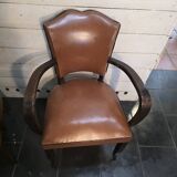 Pair of 1950s moustache-style bridge glasses