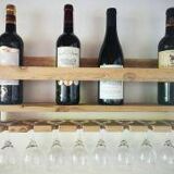 wall bottle shelf