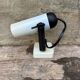 Vintage wall light, old 70s spotlight, Italian "il faretto", white.