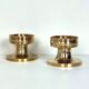 Pair of brass candlesticks