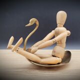 Empty swan brass pocket