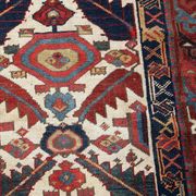 Handmade antique collectible Northwest Persian runner 4' x 14.3' (122cm x 436cm) 1840s - 1B658