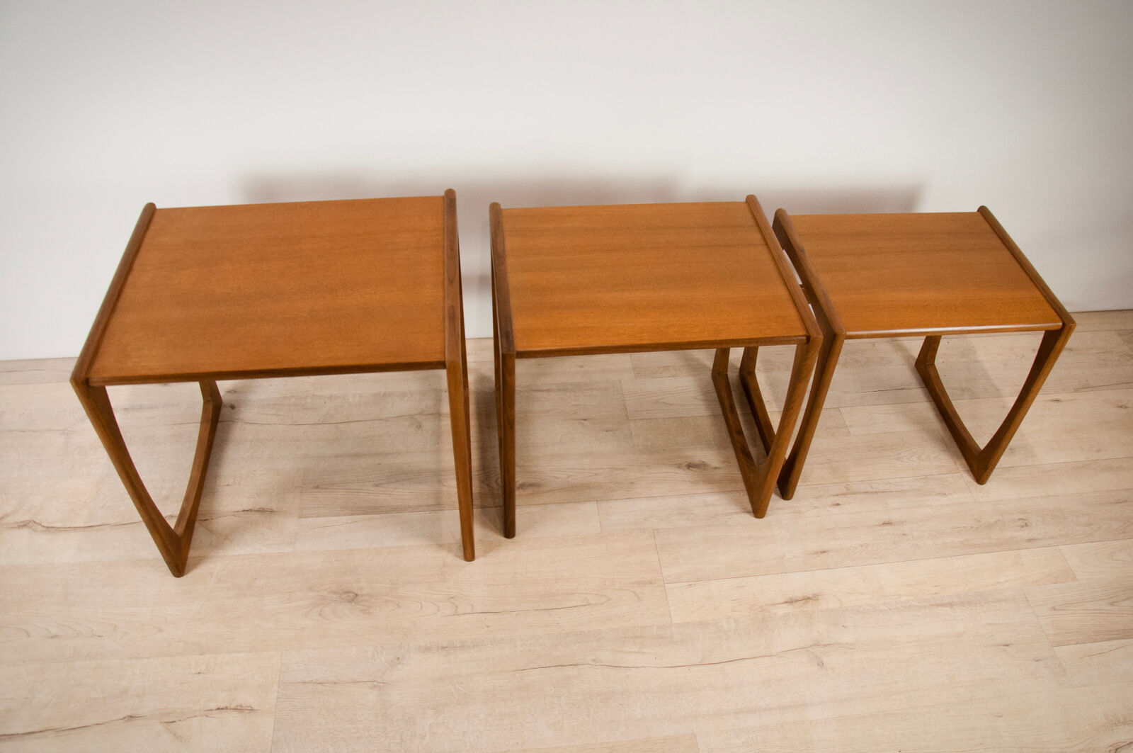 Pull out tables was designed by R. Bennett for G-Plan 1970