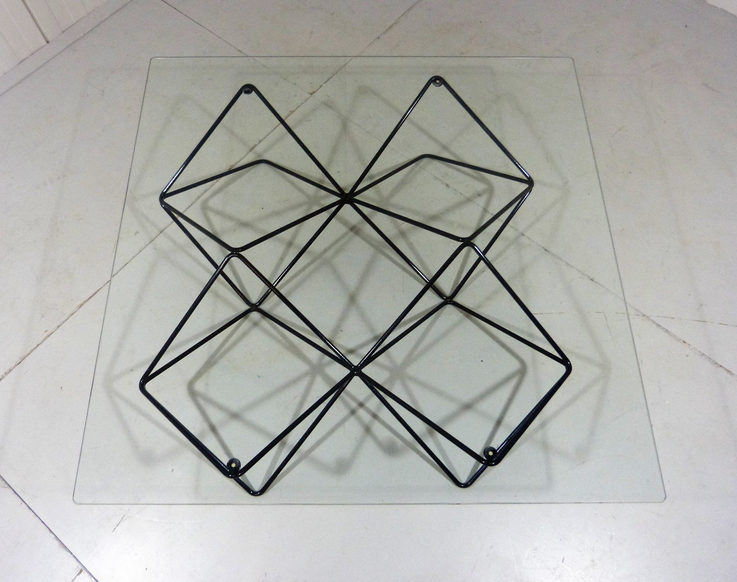 Table basse des années 1980