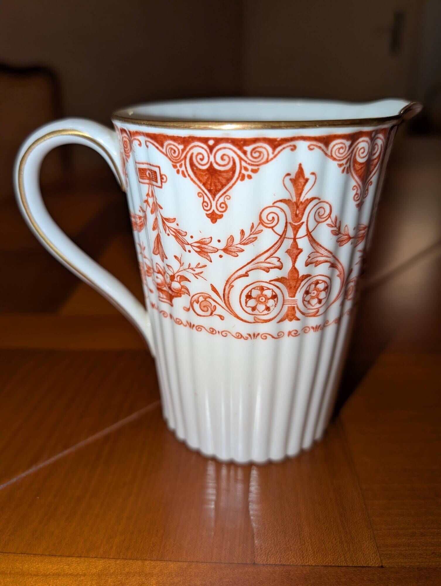 Wedgwood Coral & Gold Coffee Service - Neoclassical Style - 27 Pieces