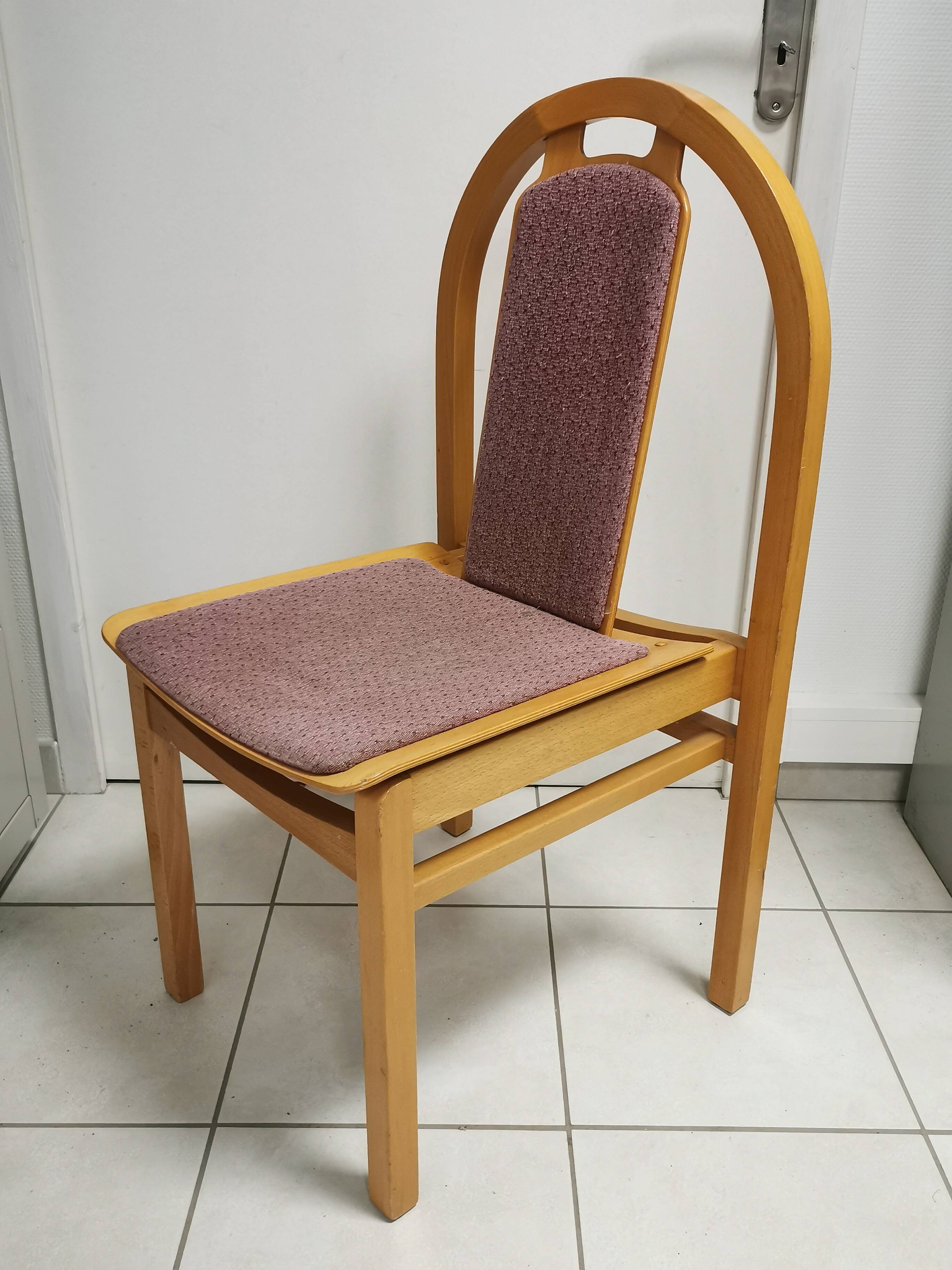 Pair of vintage Baumann Argos chairs Henri JULIEN