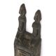 Sculpture en céramique d'inspiration africaine, années 1960