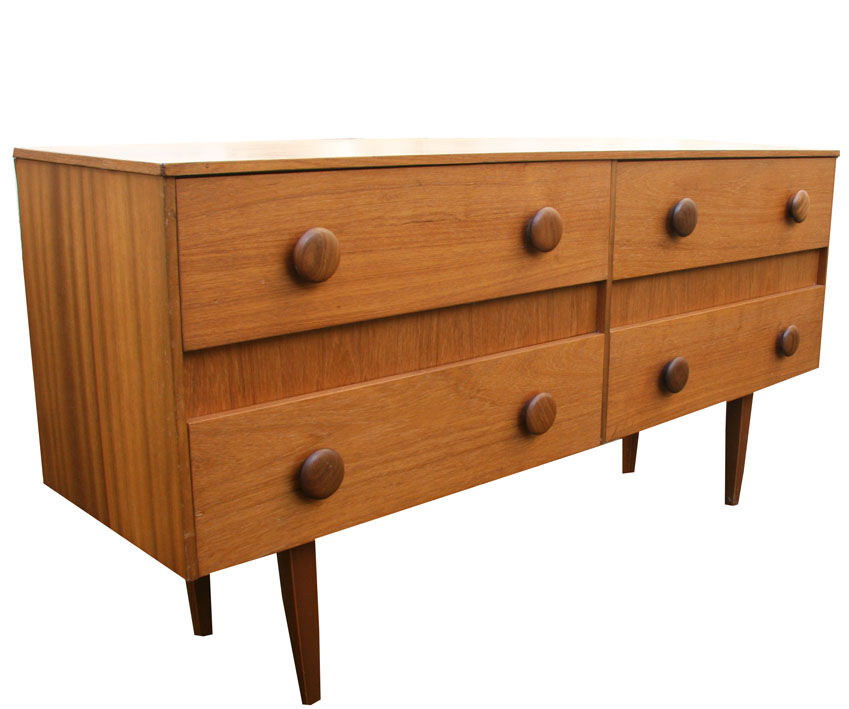 Enfilade en teck blond  1970