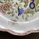 Hand-painted Rouen porcelain plate