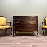 Commode En Acajou D’époque Louis XVI XVIII Eme Siècle