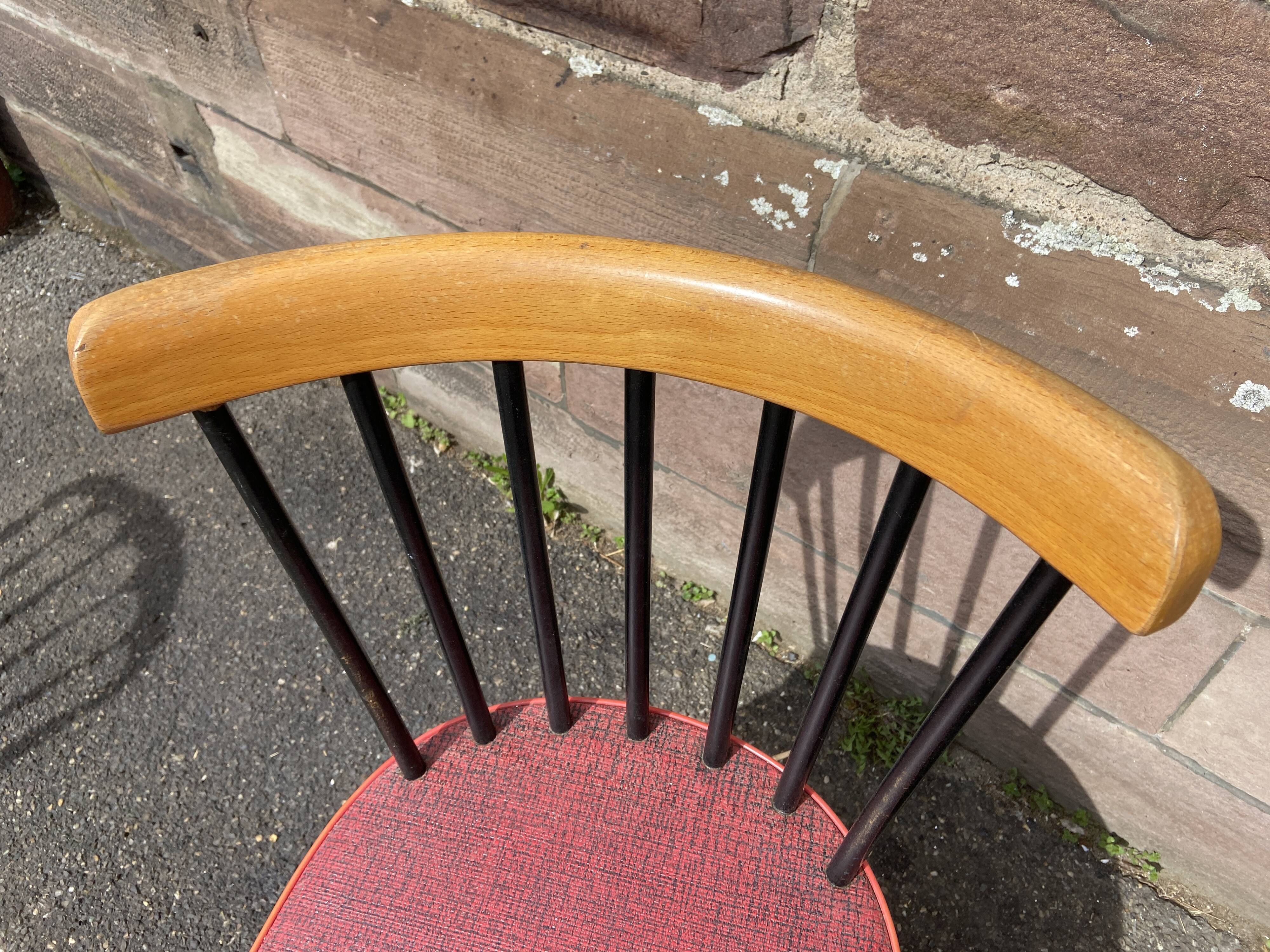 2 chairs Baumann 1950