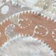 Vintage hand-embroidered tablecloth 133x143 cm