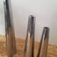 Aluminum candle holder set