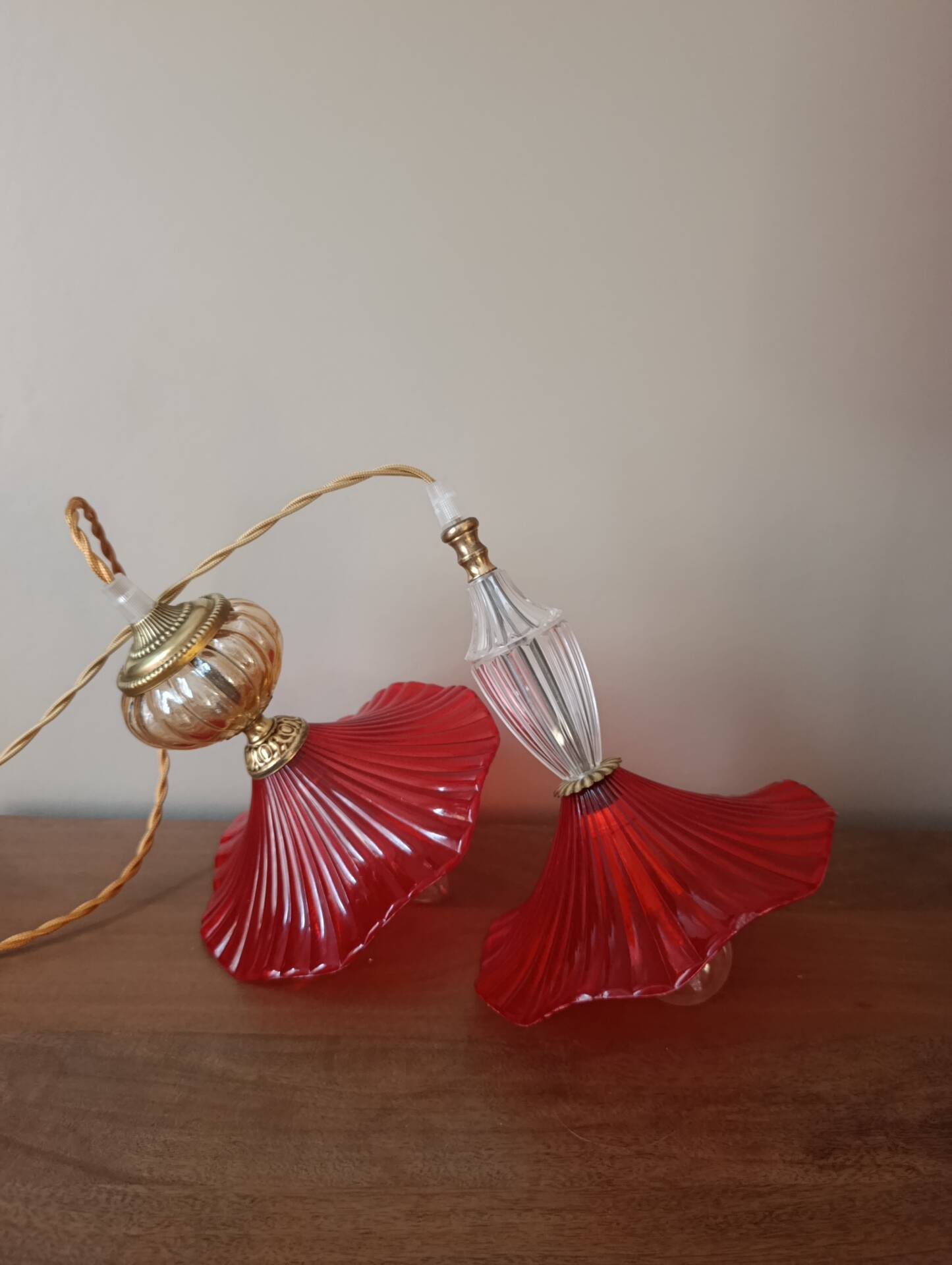 poetic retro ruby lantern